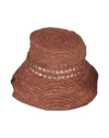 Rag & Bone Plain Colour Hat In Brown