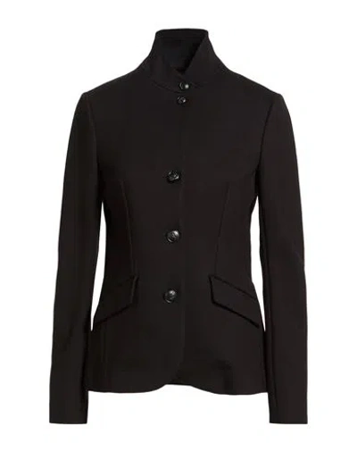 Rag & Bone Woman Jacket Black Size 12 Rayon, Polyamide, Elastane
