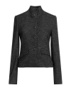 Rag & Bone Slade Crop Jacquard Wool-blend Jacket In Black