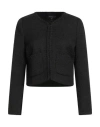 Rag & Bone Woman Jacket Black Size 6 Polyester, Wool In Black