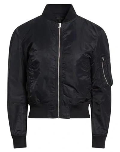 Rag & Bone Woman Jacket Black Size L Polyamide
