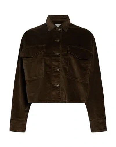 Rag & Bone Woman Jacket Dark Green Size L Cotton, Modal, Elastane