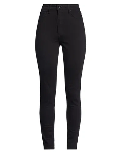 Rag & Bone Woman Jeans Black Size 30 Cotton, Polyester, Viscose, Elastane
