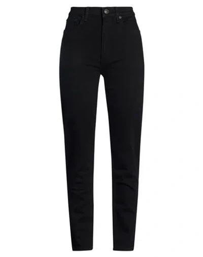 Rag & Bone Woman Jeans Black Size 32 Cotton, Elastane