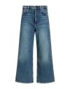 Rag & Bone Medium Blue Straight-leg Jeans In Blue