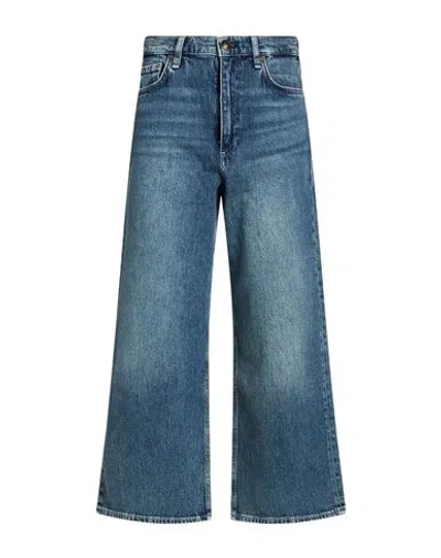 RAG & BONE RAG & BONE WOMAN JEANS BLUE SIZE 24 COTTON, ELASTANE
