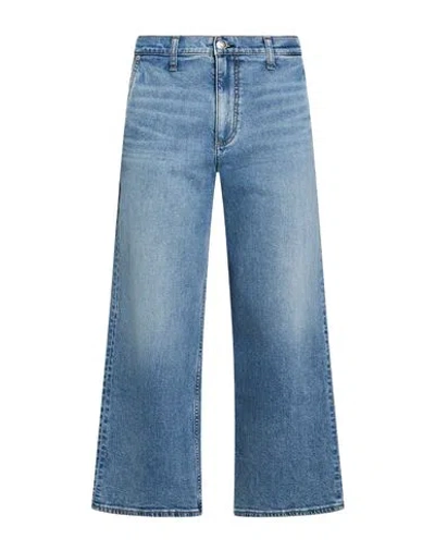 Rag & Bone Woman Jeans Blue Size 24 Cotton, Elastane