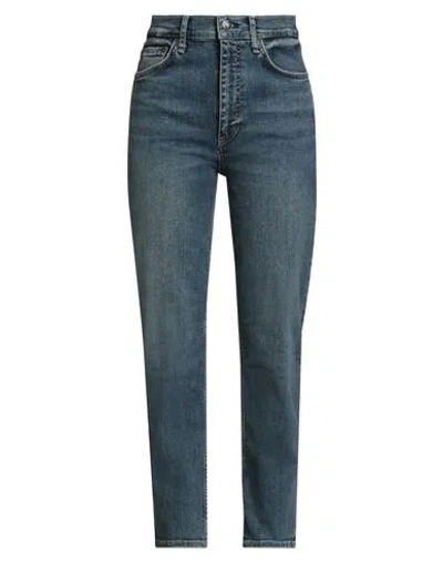 Rag & Bone Woman Jeans Blue Size 27 Cotton, Recycled Polyester, T-400 Fiber, Recycled Cotton, Lycra