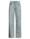 Rag & Bone Woman Jeans Blue Size 30 Cotton In Blue