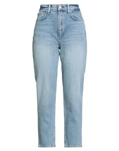 Rag & Bone Woman Jeans Blue Size 30 Cotton, Elastane