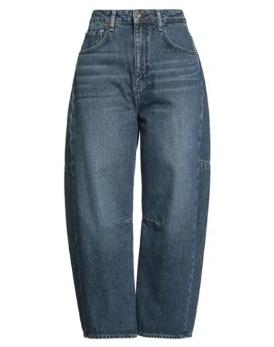 Rag & Bone Woman Jeans Blue Size 32 Cotton
