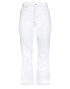 Rag & Bone Woman Jeans White Size 30 Cotton, Polyester, Lyocell In White