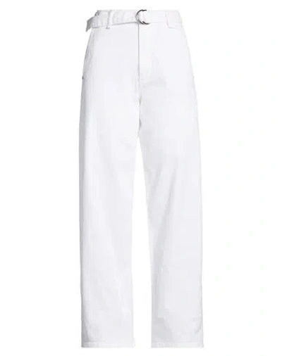 Rag & Bone Woman Jeans White Size 32 Cotton, Elastane