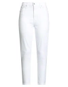Rag & Bone Woman Jeans White Size 32 Organic Cotton, Lyocell, Polyester, Elastane In White