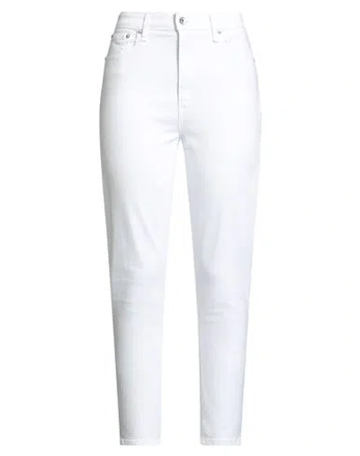 Rag & Bone Woman Jeans White Size 32 Organic Cotton, Lyocell, Polyester, Elastane