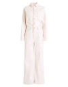 Rag & Bone Woman Jumpsuit Light Pink Size M Cotton In Pink