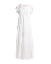 Rag & Bone Woman Maxi Dress White Size M Ramie, Polyester