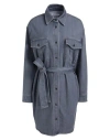 Rag & Bone Woman Mini Dress Charcoal Size M Cotton In Grey