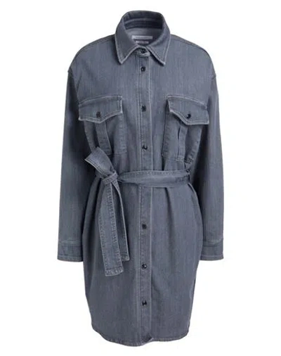 Rag & Bone Woman Mini Dress Charcoal Size M Cotton In Grey