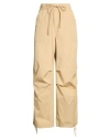 Rag & Bone Adina Drawstring Cotton Pants In Brown