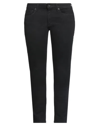 RAG & BONE RAG & BONE WOMAN PANTS BLACK SIZE 23 COTTON, ELASTANE