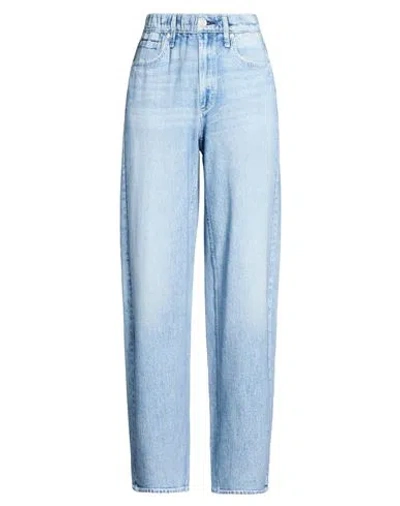 Rag & Bone Woman Pants Blue Size L Cotton