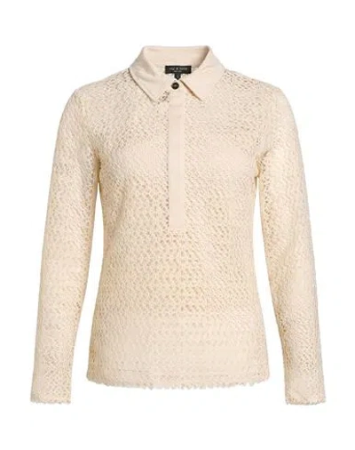Rag & Bone Woman Polo Shirt Ivory Size Xs Polyester In Neutral