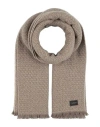Rag & Bone Woman Scarf Light Brown Size - Recycled Wool, Wool