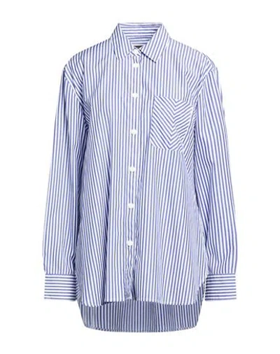 Rag & Bone Woman Shirt Blue Size Xxs Cotton