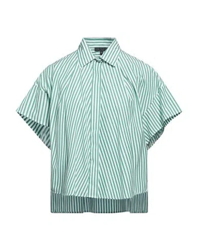 Rag & Bone Woman Shirt Green Size S Cotton In Blue