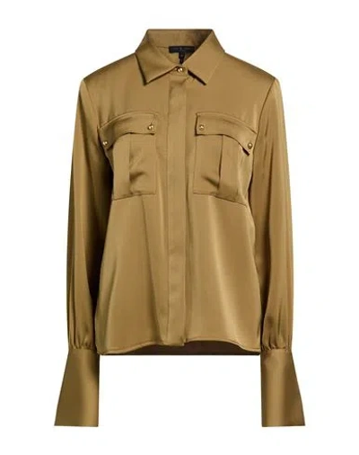 Rag & Bone Woman Shirt Khaki Size L Polyester In Green