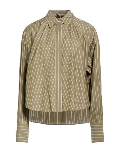 Rag & Bone Woman Shirt Khaki Size M Cotton In Beige