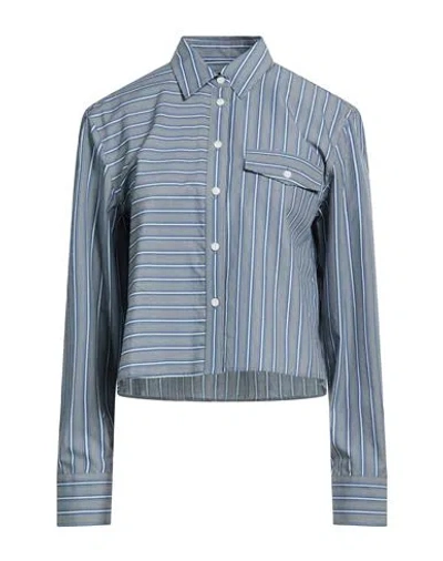 Rag & Bone Woman Shirt Light Blue Size M Cotton