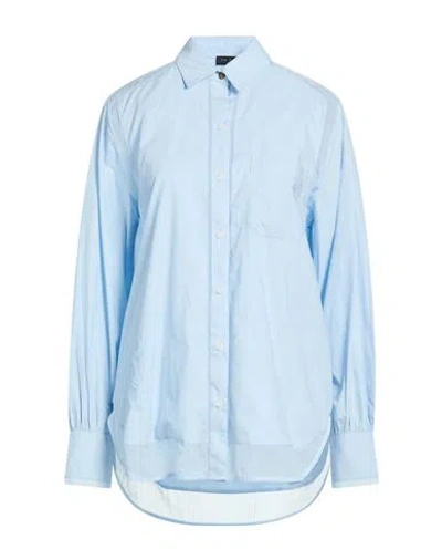 Rag & Bone Woman Shirt Sky Blue Size S Cotton, Viscose