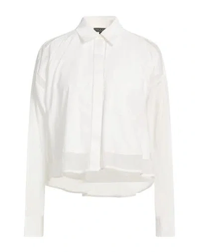 Rag & Bone Woman Shirt White Size L Cotton, Viscose