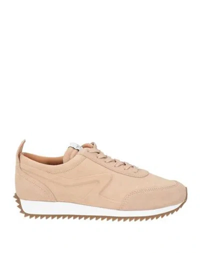 Rag & Bone Woman Sneakers Beige Size 8.5 Leather In Pink