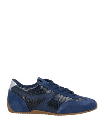 Rag & Bone Woman Sneakers Blue Size 8 Leather
