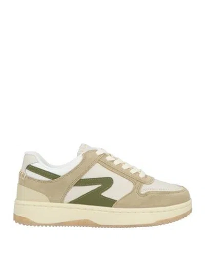 Rag & Bone Woman Sneakers Sage Green Size 8 Leather, Textile Fibers