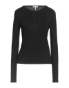 Rag & Bone Woman Sweater Black Size L Rayon, Polyester, Elastane