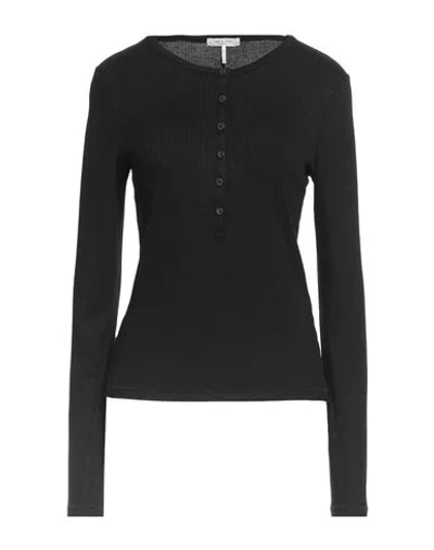 Rag & Bone Woman Sweater Black Size L Rayon, Polyester, Elastane
