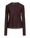 Rag & Bone Woman Sweater Burgundy Size L Polyester, Elastane