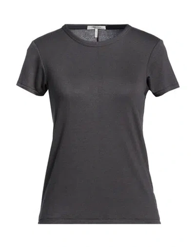 Rag & Bone Woman Sweater Grey Size L Cotton, Polyester, Elastane In Gray