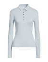 Rag & Bone Solid Stretch Knit Sweater In Blue