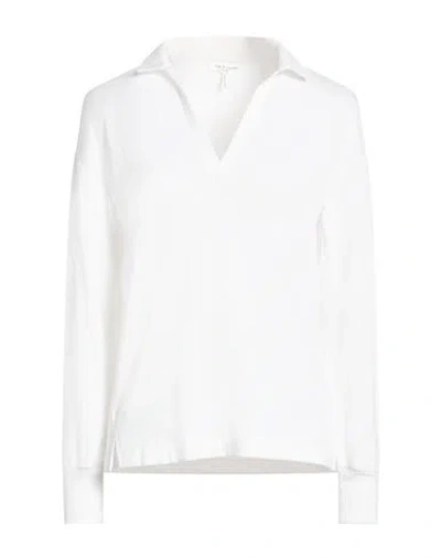 Rag & Bone Woman Sweater White Size M Rayon, Polyester, Elastane