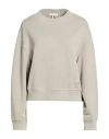 Rag & Bone Woman Sweatshirt Beige Size M Cotton, Polyester, Elastane In Neutral
