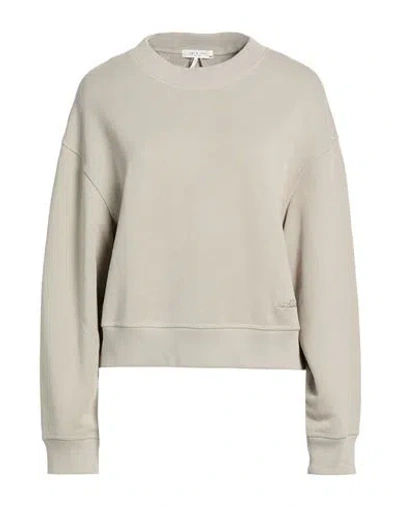 Rag & Bone Woman Sweatshirt Beige Size M Cotton, Polyester, Elastane In Neutral