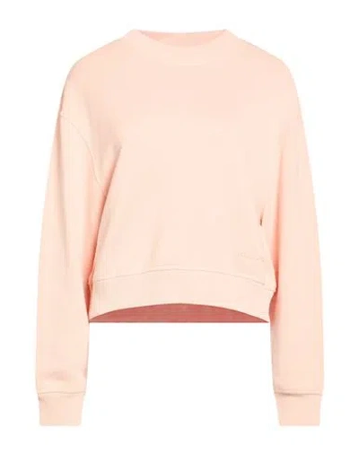 Rag & Bone Woman Sweatshirt Blush Size L Cotton, Polyester, Elastane In Pink