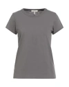Rag & Bone Woman T-shirt Grey Size L Organic Cotton