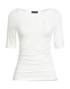 Rag & Bone Luca Shirred Short-sleeve Top In White