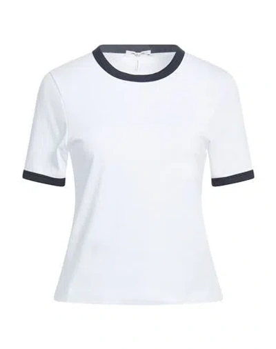 Rag & Bone Woman T-shirt White Size L Pima Cotton